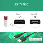 Batteria ricaricabile AA 1,5 V 5500 mAh USB