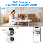 K12 1080P HD Doppia Lente Doppia Immagine Telecamera WiFi Wireless