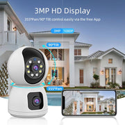 K12 1080P HD Doppia Lente Doppia Immagine Telecamera WiFi Wireless