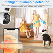 K12 1080P HD Doppia Lente Doppia Immagine Telecamera WiFi Wireless