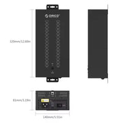 Hub USB 2.0 ORICO IH30P di livello industriale con 30 porte, AU Plug, EU Plug, UK Plug, US Plug