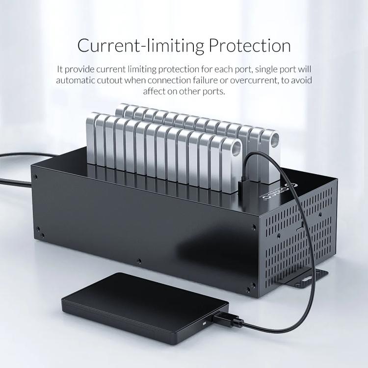 Hub USB 2.0 ORICO IH30P di livello industriale con 30 porte, AU Plug, EU Plug, UK Plug, US Plug