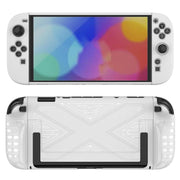 Custodia protettiva staccabile con motivo a X e supporto, For Nintendo Switch 2