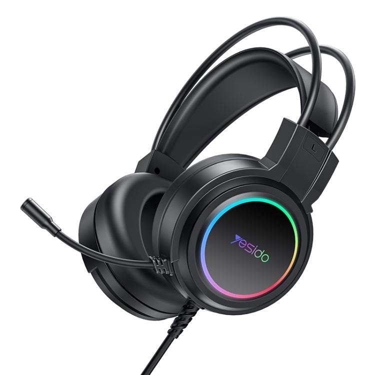 Yesido EK05 USB Wired RGB Light Gaming Headset con microfono, lunghezza cavo: 1,2 m, EK05