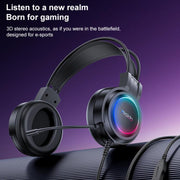 Yesido EK05 USB Wired RGB Light Gaming Headset con microfono, lunghezza cavo: 1,2 m, EK05