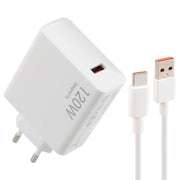 Caricabatterie rapido USB da 120 W con cavo USB-Type-C da 1 m, 120W