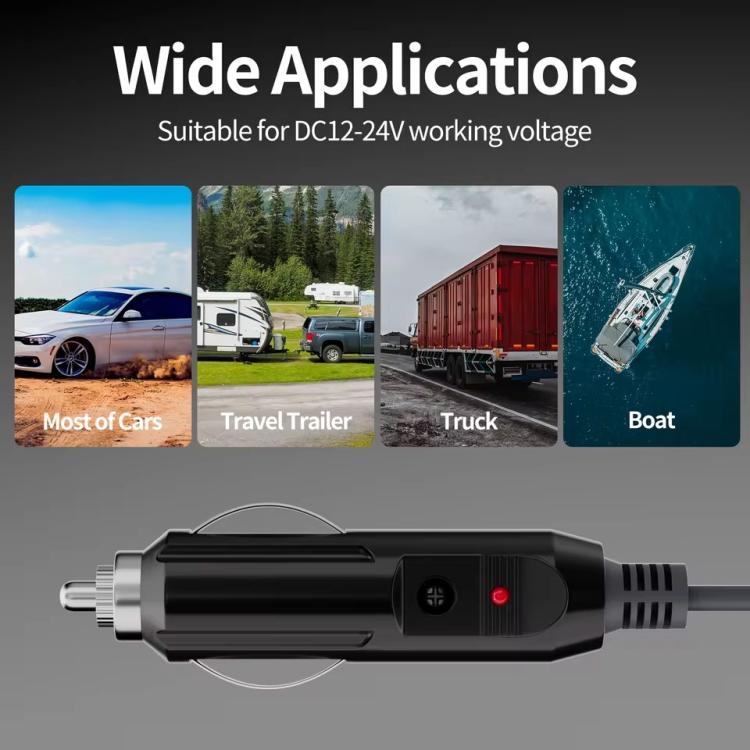Cavo di alimentazione impermeabile per accendisigari da auto Starlink Mini SL202, 1m, 2m, 3m, 5m, 10m