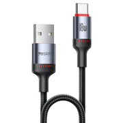Cavo dati di ricarica Yesido CA129C 18W 3A USB a USB-C / Type-C, lunghezza: 1,2 m, CA129C