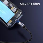 Cavo dati di ricarica Yesido CA181 PD60W 3A USB-C / Type-C a USB-C / Type-C, lunghezza: 1,2 m, CA181