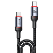 Cavo dati di ricarica Yesido CA183 PD60W 3A USB-C / Type-C a USB-C / Type-C, lunghezza: 2 m, CA183