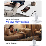 Cavo ricarica USB-C Type-C 2m 60W Yesido CA183