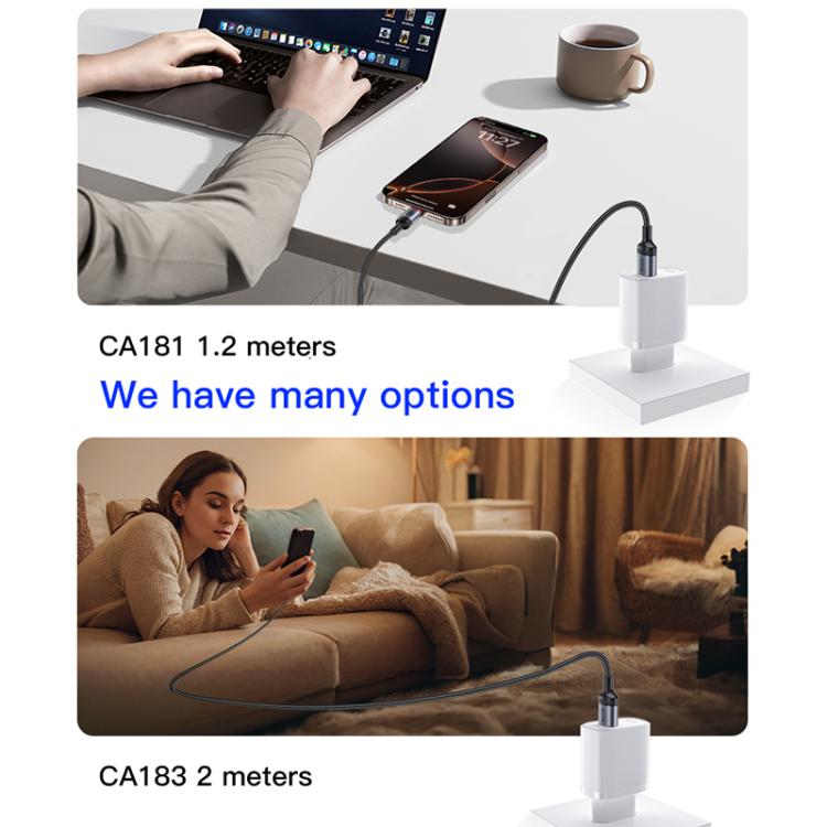 Cavo ricarica USB-C Type-C 2m 60W Yesido CA183