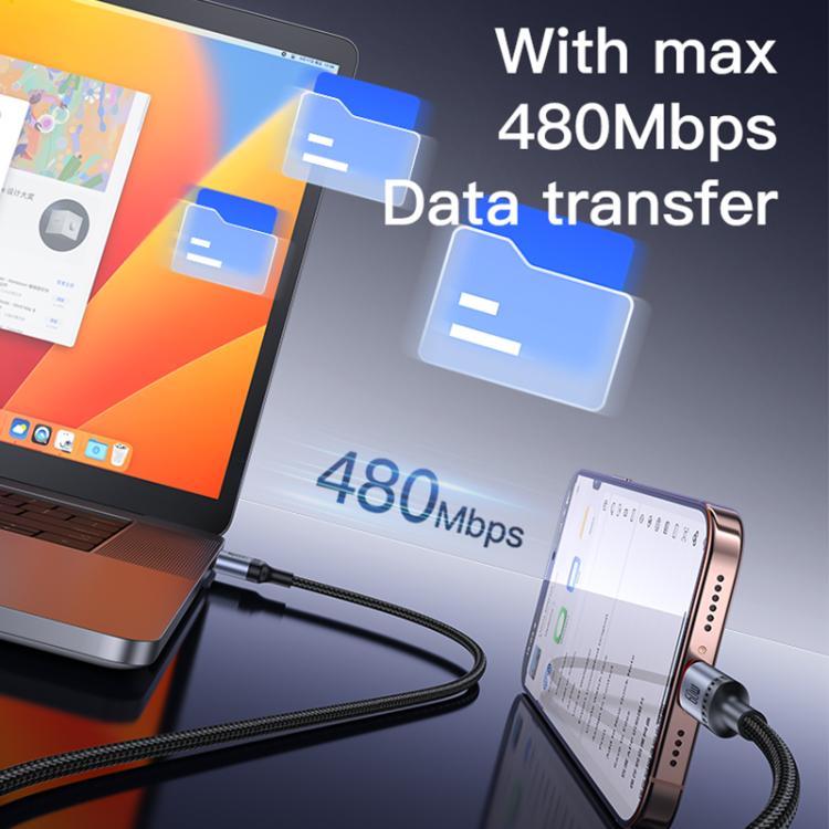 Cavo ricarica USB-C Type-C 2m 60W Yesido CA183