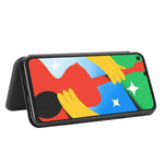 Struttura in fibra di carbonio Flip orizzontale magnetico Custodia in pelle TPU + PC + PU con slot per schede, For Google Pixel 4A 5G, For Sony Xperia 5 ll, For Nokia 8.3 5G, For Nokia C3