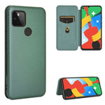 Struttura in fibra di carbonio Flip orizzontale magnetico Custodia in pelle TPU + PC + PU con slot per schede, For Google Pixel 4A 5G, For Sony Xperia 5 ll, For Nokia 8.3 5G, For Nokia C3