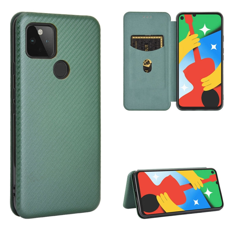 Struttura in fibra di carbonio Flip orizzontale magnetico Custodia in pelle TPU + PC + PU con slot per schede, For Google Pixel 4A 5G, For Sony Xperia 5 ll, For Nokia 8.3 5G, For Nokia C3