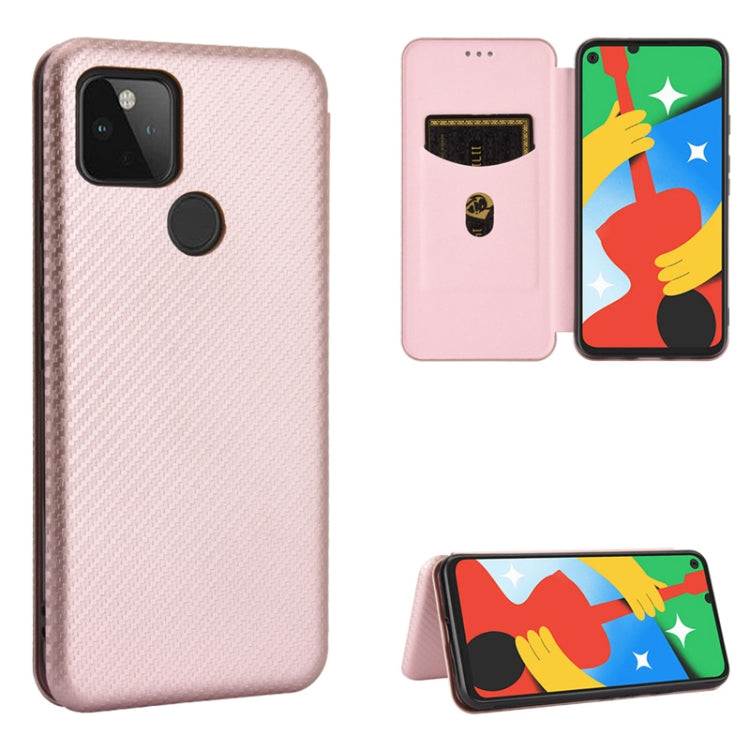 Struttura in fibra di carbonio Flip orizzontale magnetico Custodia in pelle TPU + PC + PU con slot per schede, For Google Pixel 4A 5G, For Sony Xperia 5 ll, For Nokia 8.3 5G, For Nokia C3
