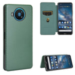 Struttura in fibra di carbonio Flip orizzontale magnetico Custodia in pelle TPU + PC + PU con slot per schede, For Google Pixel 4A 5G, For Sony Xperia 5 ll, For Nokia 8.3 5G, For Nokia C3