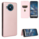 Struttura in fibra di carbonio Flip orizzontale magnetico Custodia in pelle TPU + PC + PU con slot per schede, For Google Pixel 4A 5G, For Sony Xperia 5 ll, For Nokia 8.3 5G, For Nokia C3