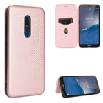 Struttura in fibra di carbonio Flip orizzontale magnetico Custodia in pelle TPU + PC + PU con slot per schede, For Google Pixel 4A 5G, For Sony Xperia 5 ll, For Nokia 8.3 5G, For Nokia C3