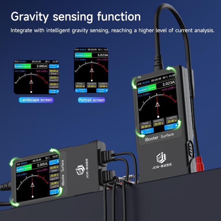 Analizzatore di corrente di superficie JCID iBooter per la serie Surface, iBooter Surface