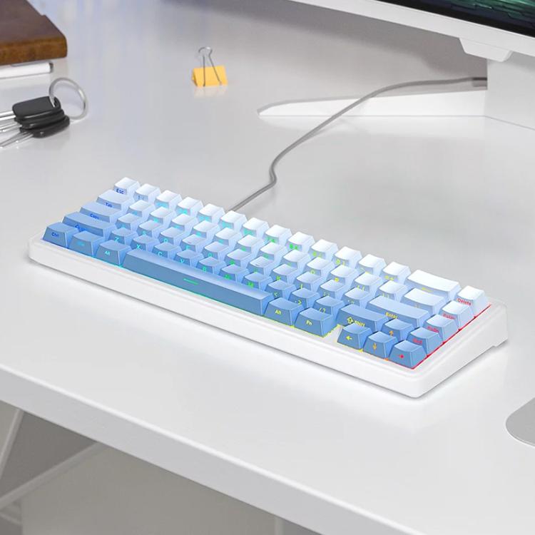 Tastiera meccanica AULA F65 67 tasti 2.4G / BT / cablata a tre modelli RGB Gaske
