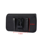 Custodia in pelle per marsupio in resistente tessuto Oxford con piastra orizzontale da appendere alla vita con slot per schede, adatta per smartphone da 4,7 pollici, for 4.7 inch Smartphones