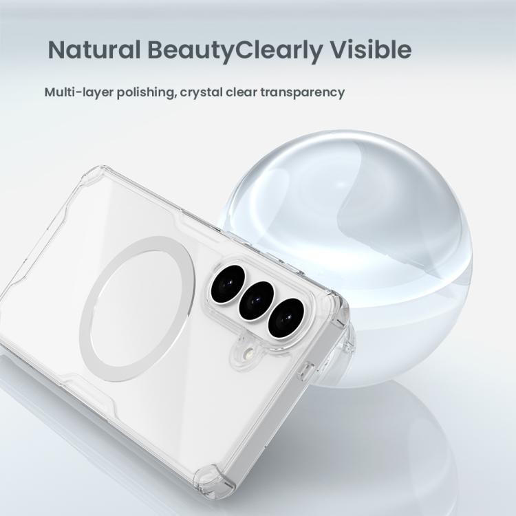 Custodia per telefono NILLKIN Ultra Clear Magsafe PC + TPU, For Samsung Galaxy S26+ 5G, For Samsung Galaxy S26 Ultra 5G, For Samsung Galaxy S26 5G, For Samsung Galaxy S25 5G, For Samsung Galaxy S25+ 5G, For Samsung Galaxy S25 Ultra 5G