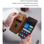 Custodia per telefono in pelle con design scorrevole per fotocamera NILLKIN QIN Series Pro, For Samsung Galaxy S25 Edge 5G, For Samsung Galaxy S25 5G, For Samsung Galaxy S25+ 5G, For Samsung Galaxy S25 Ultra 5G