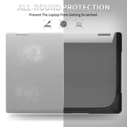 Custodia protettiva anticaduta per laptop in TPU + PC bicolore, For HP ENVY X360-14 2024