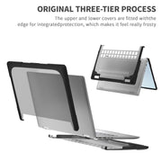 Custodia protettiva anticaduta per laptop in TPU + PC bicolore, For HP ENVY X360-14 2024