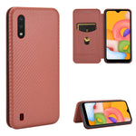 Custodia portafoglio magnetica TPU e pelle per Samsung Galaxy A7