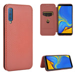Custodia portafoglio magnetica TPU e pelle per Samsung Galaxy A7
