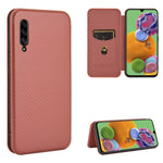 Custodia portafoglio TPU e pelle per Samsung Galaxy A90 5G