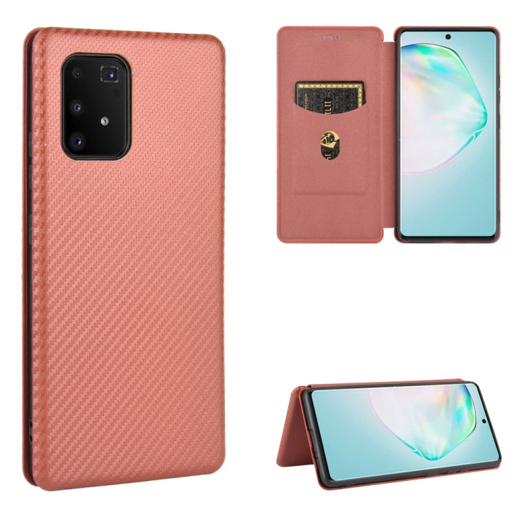 Custodia portafoglio TPU e pelle per Samsung Galaxy A90 5G