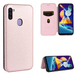 Custodia portafoglio in TPU e pelle per Samsung Galaxy M11