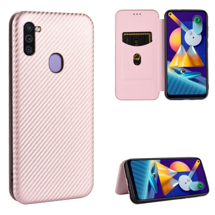 Custodia portafoglio in TPU e pelle per Samsung Galaxy M11