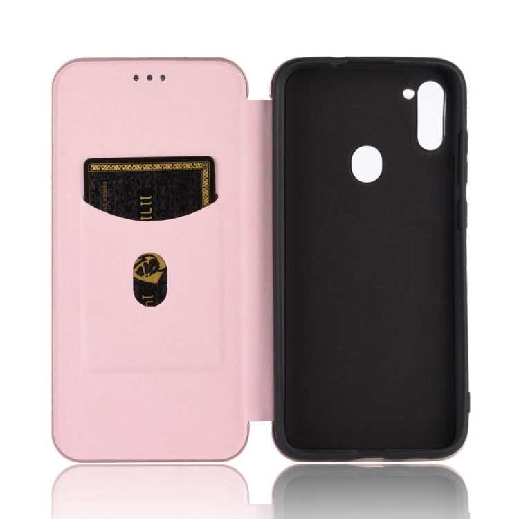 Custodia portafoglio in TPU e pelle per Samsung Galaxy M11