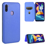 Custodia portafoglio in TPU e pelle per Samsung Galaxy M11