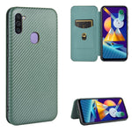 Custodia portafoglio in TPU e pelle per Samsung Galaxy M11