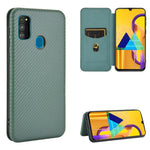 Custodia portafoglio in TPU e pelle per Samsung Galaxy M11