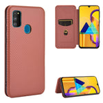 Custodia portafoglio in TPU e pelle per Samsung Galaxy M11