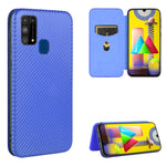Custodia portafoglio in TPU e pelle per Samsung Galaxy M11