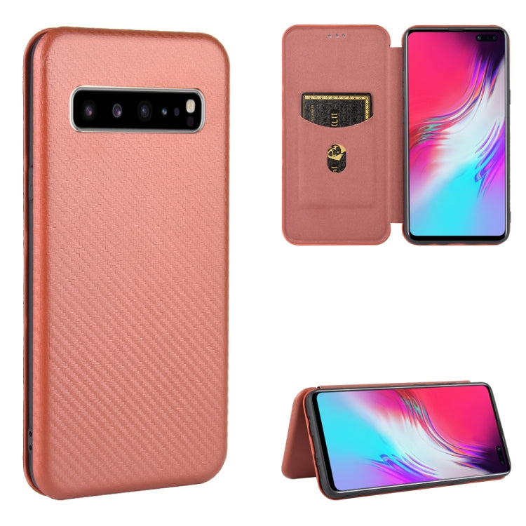 Custodia portafoglio magnetica TPU e pelle per Galaxy S10+