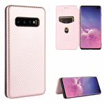 Custodia portafoglio magnetica TPU e pelle per Galaxy S10+