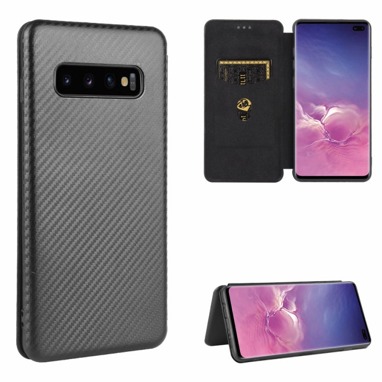 Custodia portafoglio magnetica TPU e pelle per Galaxy S10+