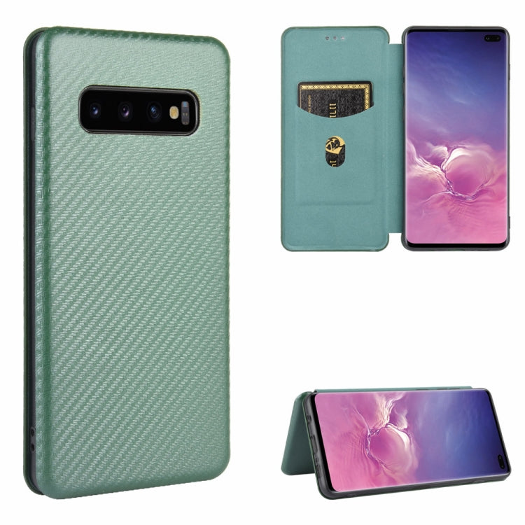 Custodia portafoglio magnetica TPU e pelle per Galaxy S10+