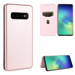 Custodia portafoglio magnetica TPU e pelle per Galaxy S10+