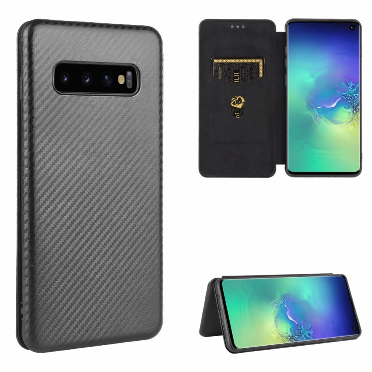 Custodia portafoglio magnetica TPU e pelle per Galaxy S10+