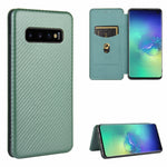 Custodia portafoglio magnetica TPU e pelle per Galaxy S10+